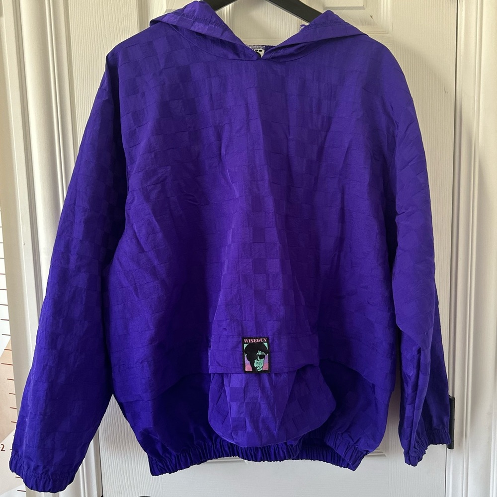 RARE Vintage Checkered Windbreaker